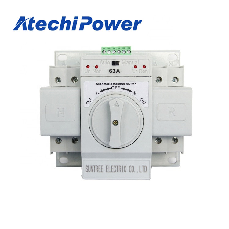 SQ3 Series ATS Manual Transfer Switch Automatic Changeover Switch ATS Controller